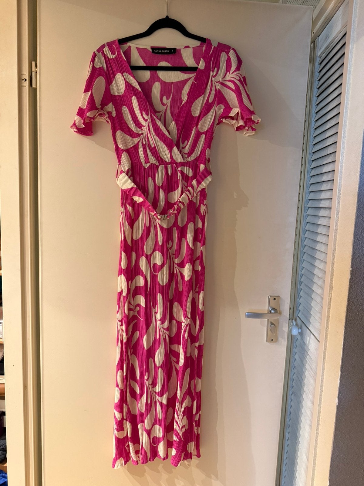 Roze jurk van Guts & Gusto in maat S, Verzenden, Zo goed als nieuw, Roze, Maat 36 (S)
