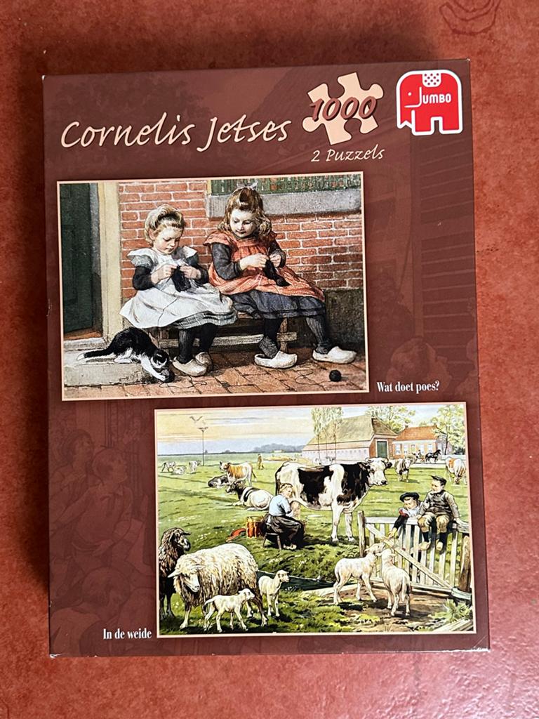 Jumbo Cornelis Jetses Puzzel - 2x 1000 stukjes, Ophalen of Verzenden, Zo goed als nieuw