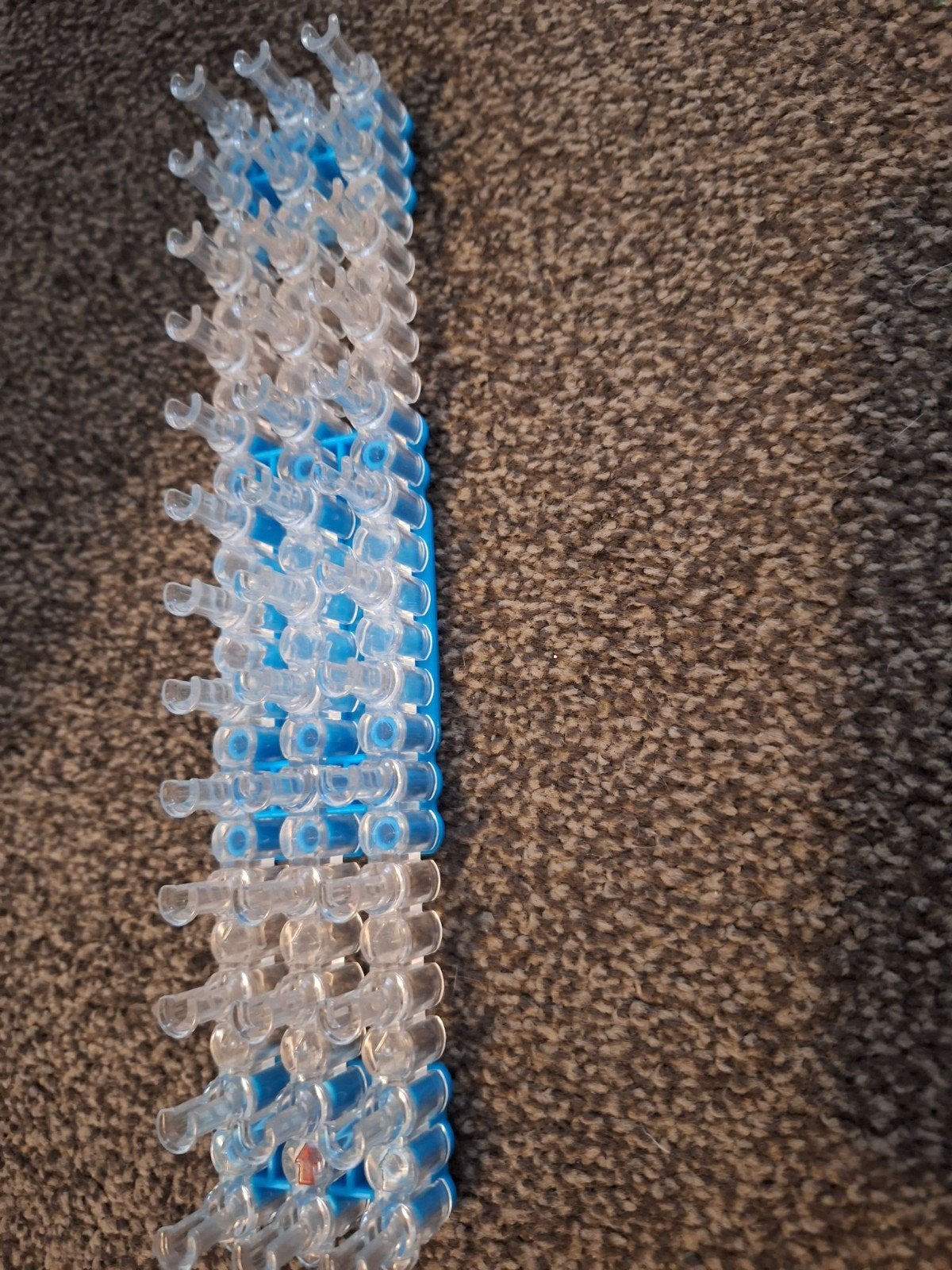 Loombandjes rek uitschuifbaar blauw, Ophalen of Verzenden, Zo goed als nieuw, Intertoys, Meisje