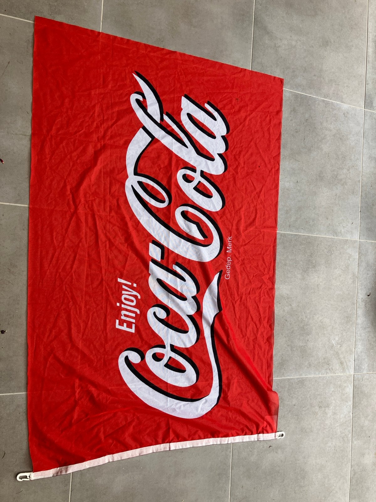 Coca Cola vlag, Ophalen of Verzenden, Zo goed als nieuw