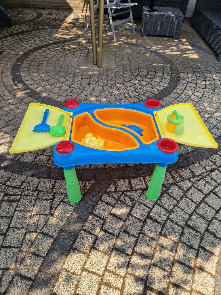 Zandbak, Ophalen, Gebruikt
