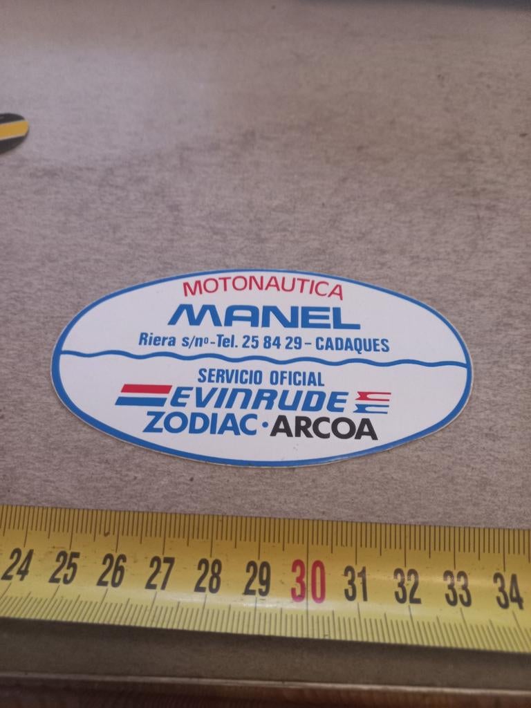 Motonautica evinrude zodiak arcoa. 3, Ophalen of Verzenden, Zo goed als nieuw