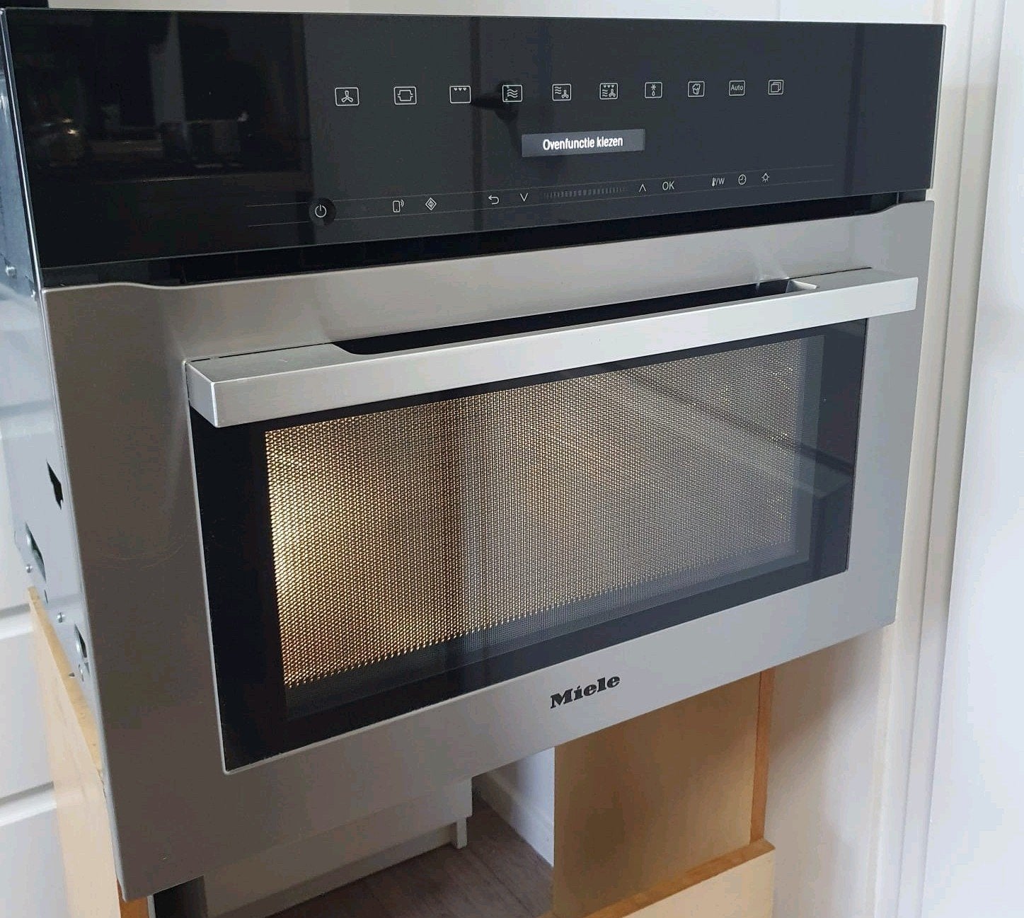 Luxe Miele 7140 combi magnetron/ oven met Wifi connect, Witgoed en Apparatuur, Ophalen, 45 tot 50 cm, 60 cm of meer, Inbouw