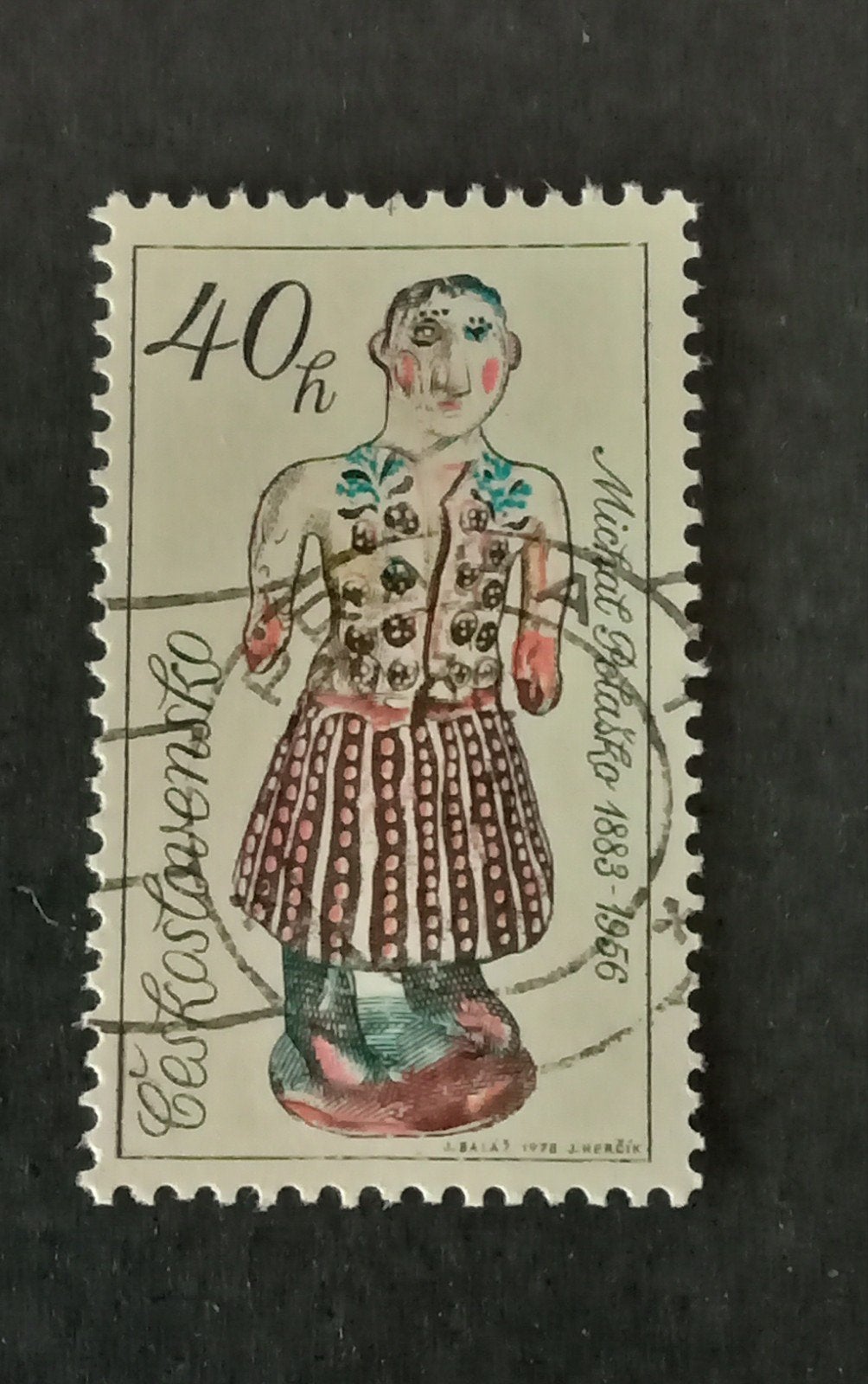 Tsjechoslowakije  - Michal Polasko 1978, Verzenden, Overige landen