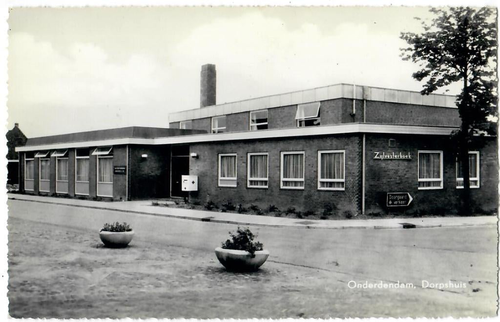 Onderdendam - Dorpshuis, Verzenden, 1960 tot 1980, Ongelopen, Groningen