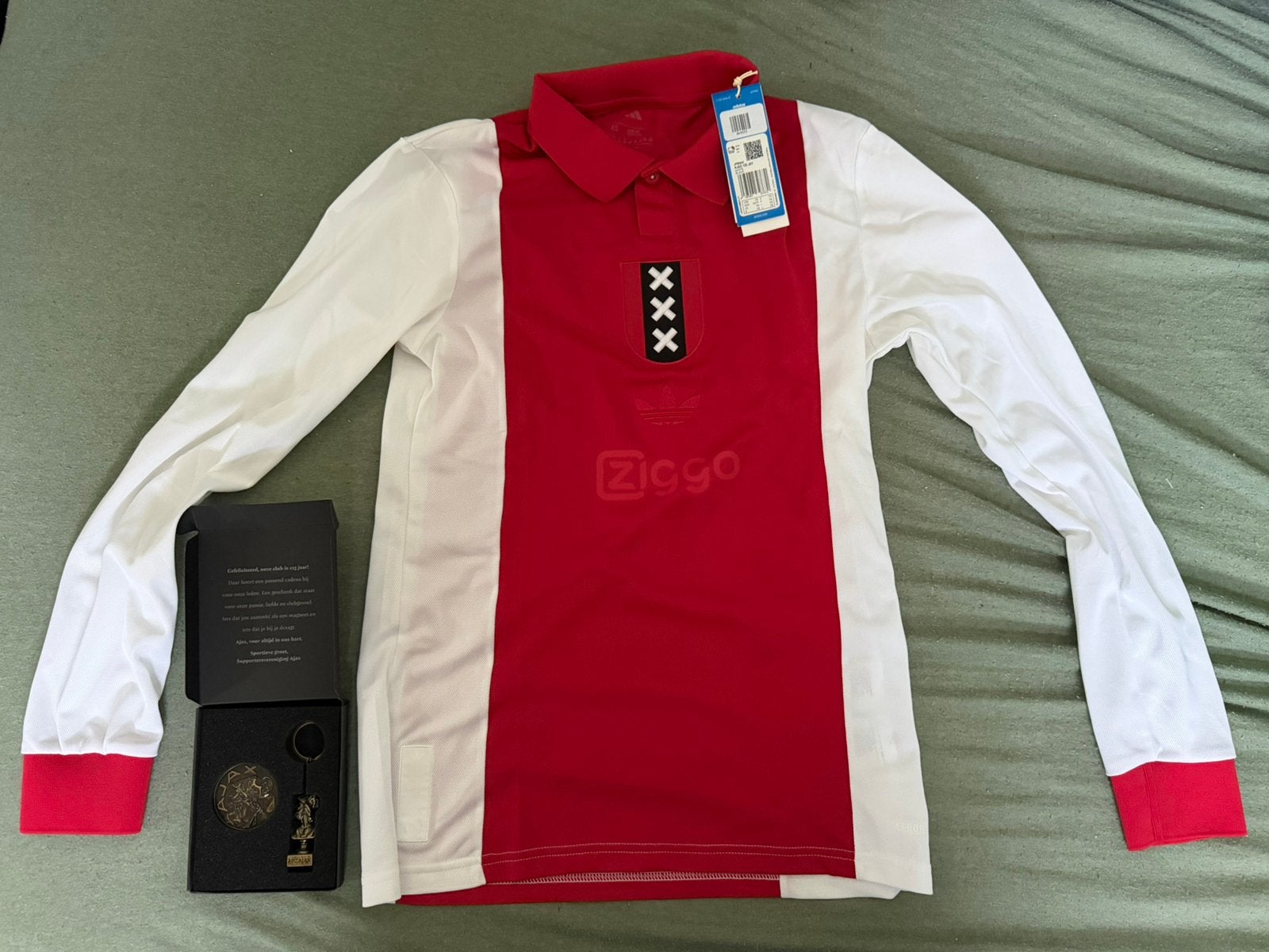 Ajax 125 Jaar Shirt + Jubileum Gift, Maat S, Ophalen of Verzenden, Nieuw, Shirt