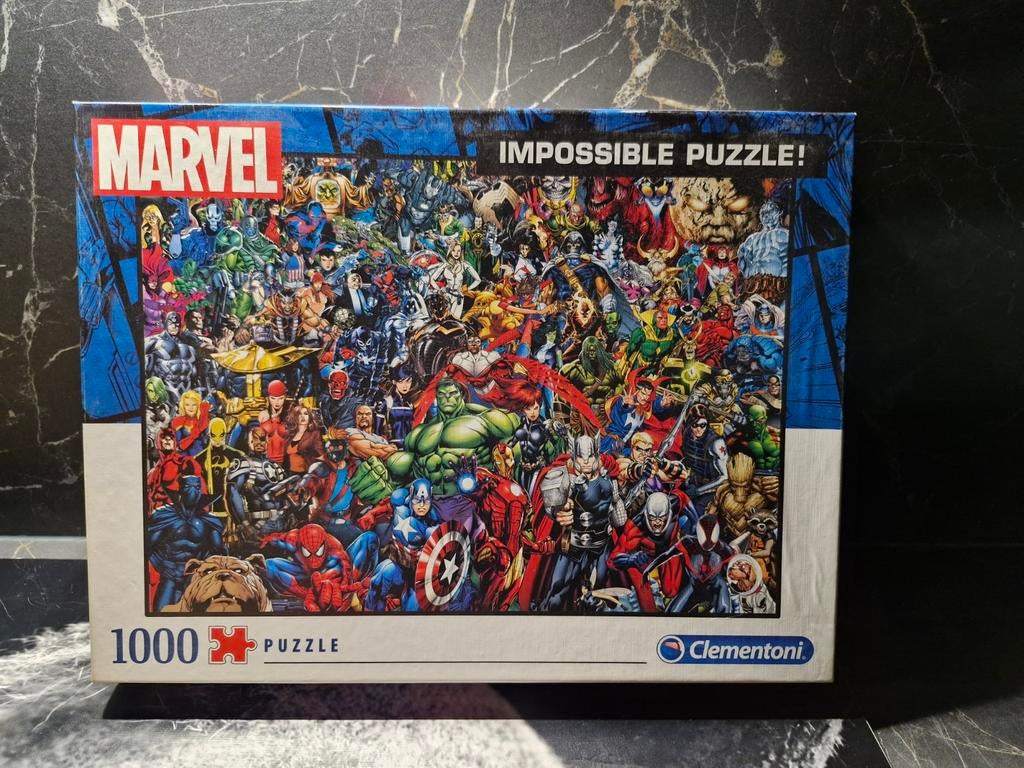 Marvel Impossible Puzzle, Ophalen of Verzenden, 500 t/m 1500 stukjes, Zo goed als nieuw