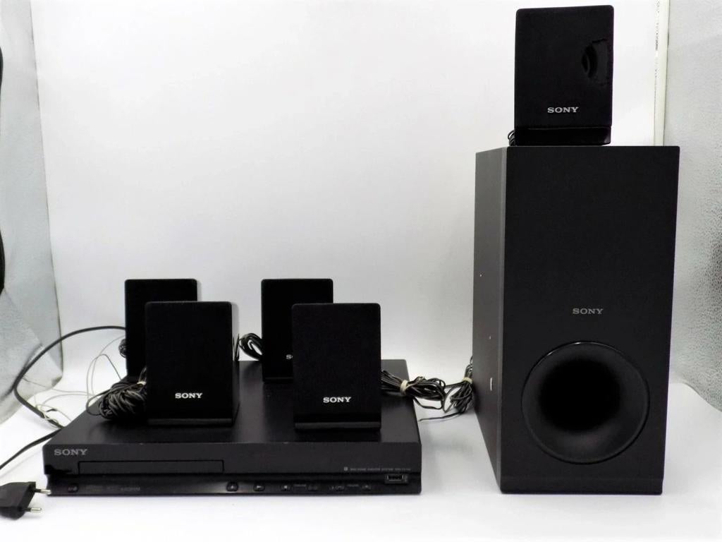 Sony DAV-TZ140 DVD Home Theatre Systeem, Ophalen, Gebruikt, 70 watt of meer, 5.1-systeem