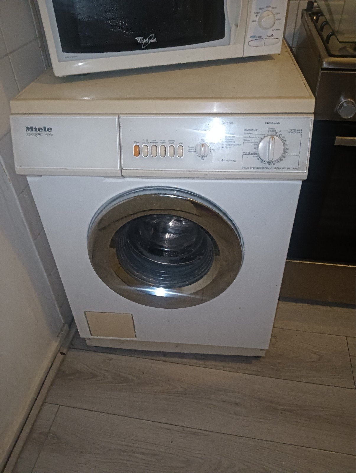 Miele wasmachine, Ophalen, Gebruikt, 1200 tot 1600 toeren, Voorlader