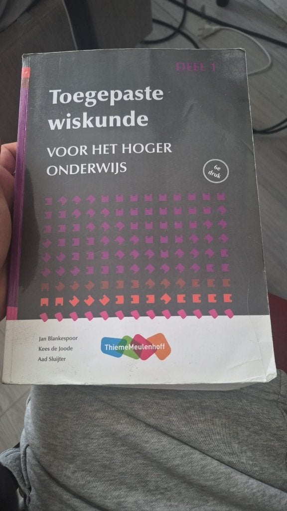 Toegepaste wiskunde 6de druk, Boeken, Ophalen, ThiemeMeulenhoff, HBO, Zo goed als nieuw