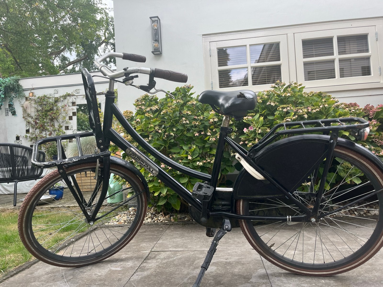 Popal fiets meiden - 22 inch, Ophalen, Gebruikt, 22 inch, Handrem