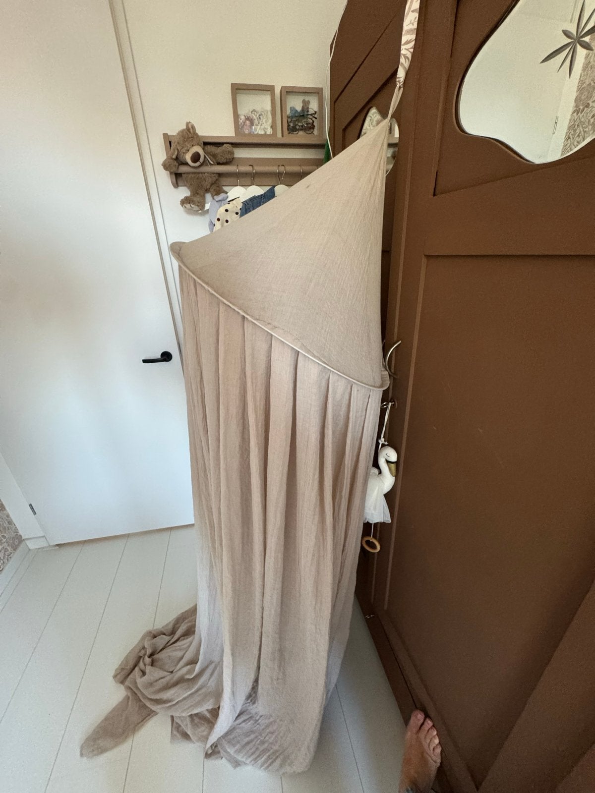 Meyco Klamboe - Zandkleurig / beige, Meyco, Zo goed als nieuw, Ophangbaar, Klamboe
