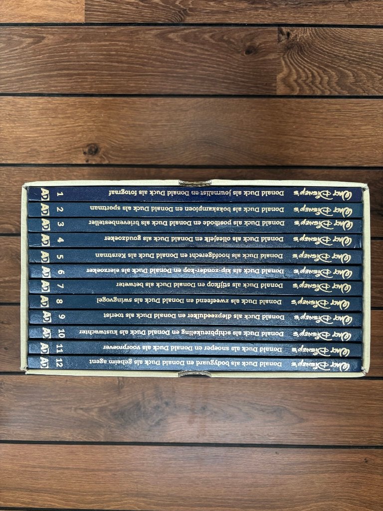 Donald Duck Luxe Stripboeken Collectie - 12 delen AD, Boeken, Complete serie of reeks, Walt Disney, Ophalen of Verzenden, Zo goed als nieuw