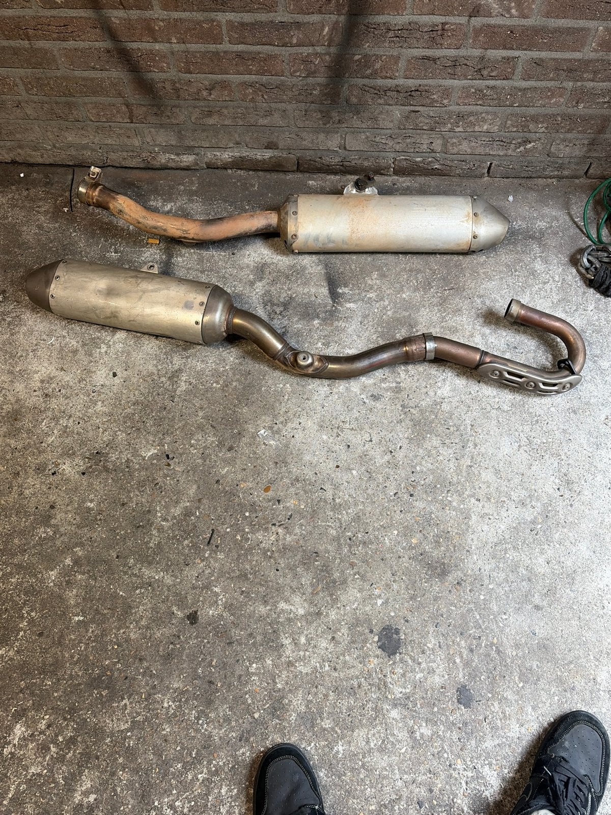 Originele uitlaat Yamaha YZ250, Ophalen of Verzenden, Gebruikt