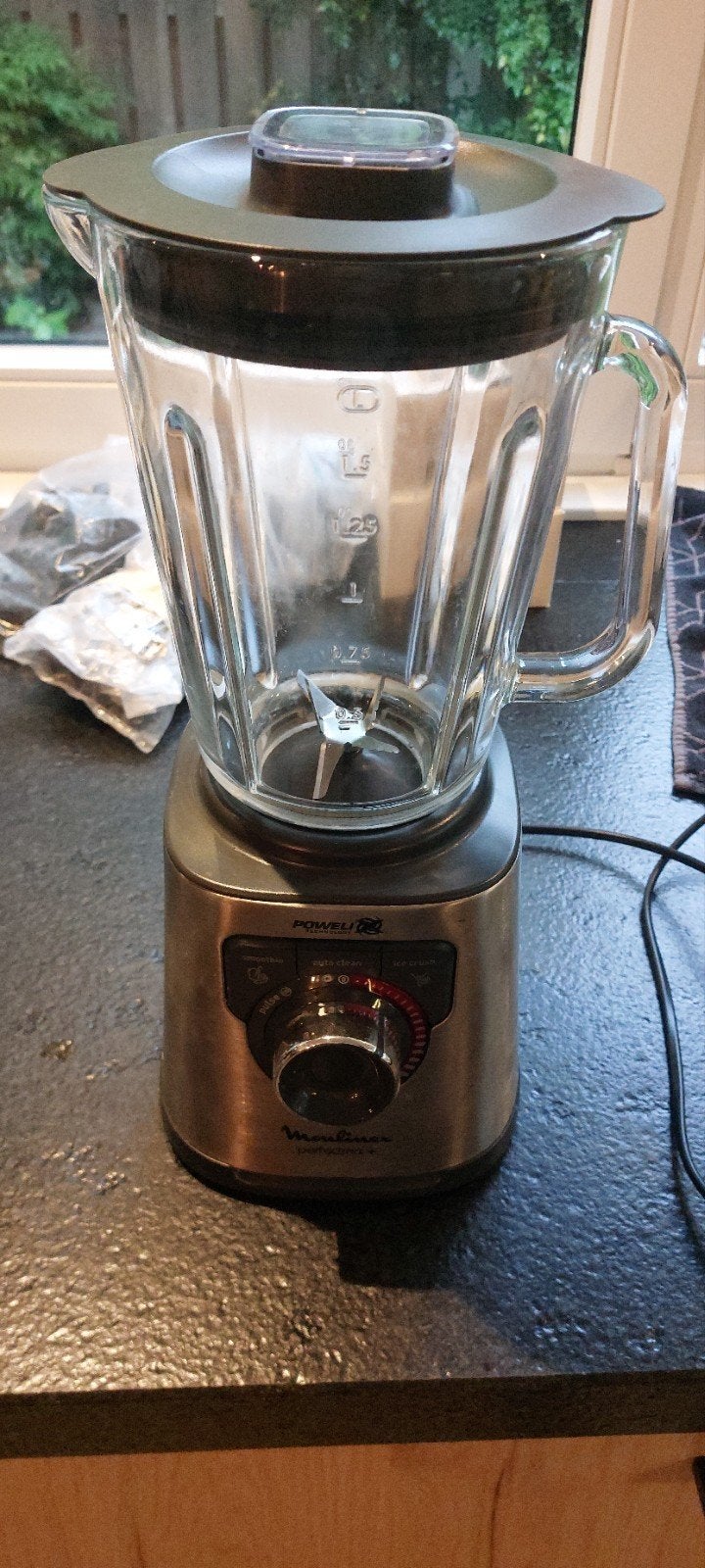 Moulinex Perfect Mix+ Blender - Krachtige 1200W, Ophalen of Verzenden, Zo goed als nieuw, Blender