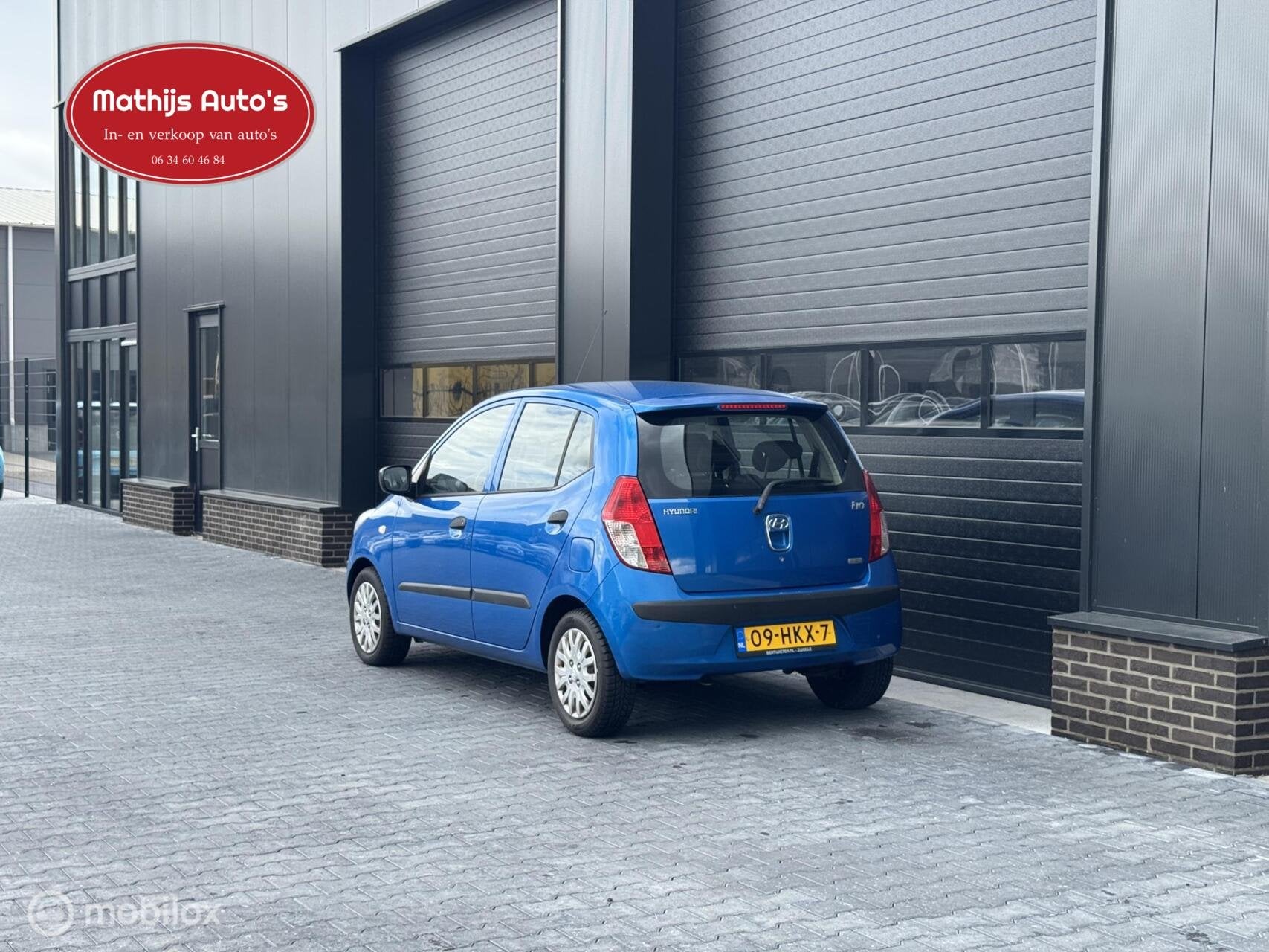 Hyundai i10 1.25i Active Cool Automaat! Airco! Nette staat!, Auto's, 31 €/maand, 4 cilinders, Blauw, Origineel Nederlands