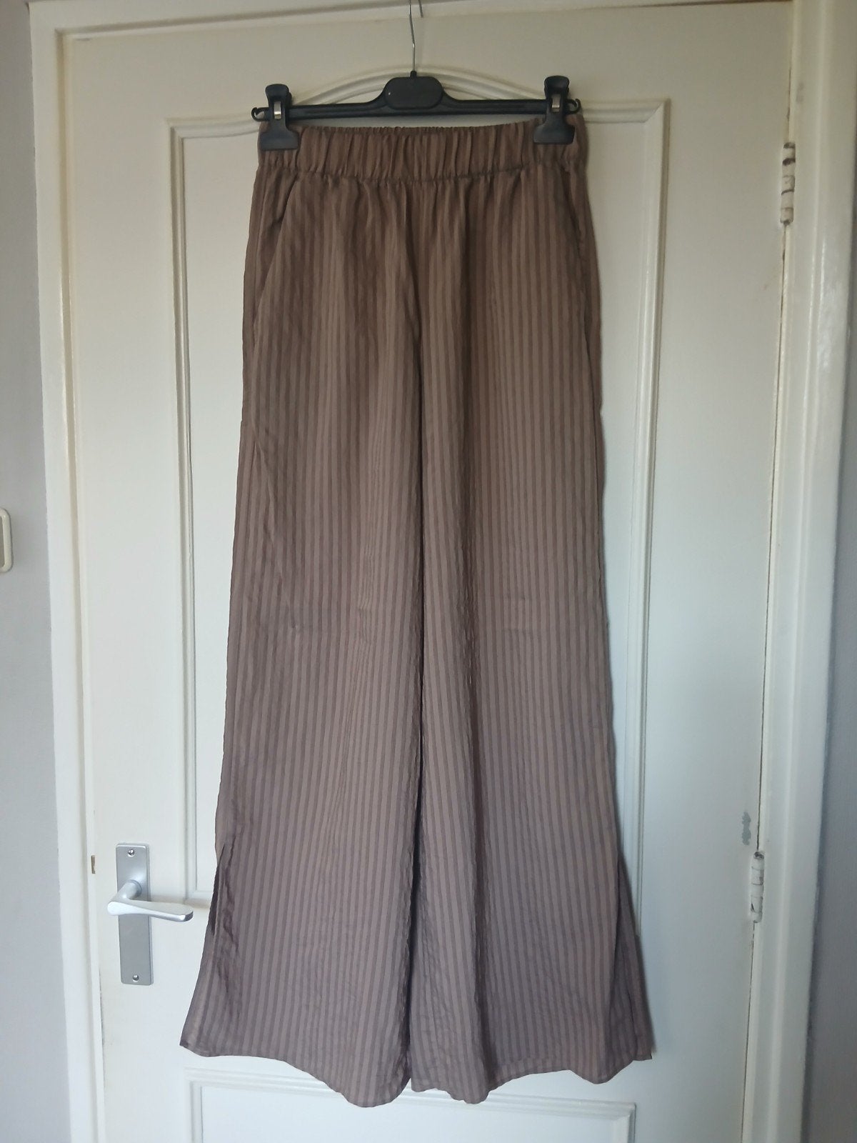 Wijde pijpen zomerbroek van zara maat S, Ophalen of Verzenden, Maat 34 (XS) of kleiner, Onder de knie