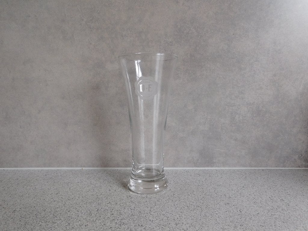 Glas 18x11 cm. Latte Machiato Zegel Douwe Egberts, Huis en Inrichting, Keuken | Servies, Glas of Glazen, Overige merken, Ophalen of Verzenden