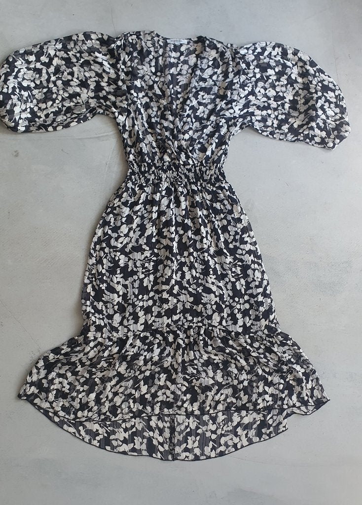 Morgan Jurk XS Zwart Wit Print Elegant, Zwart, Ophalen of Verzenden, Zo goed als nieuw, Maat 34 (XS) of kleiner