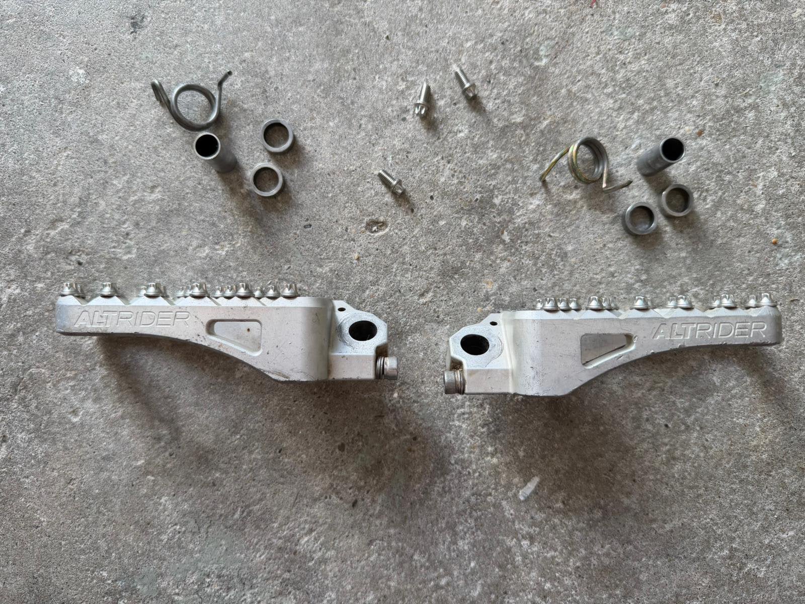 Altrider footpegs | voetsteunen | Yamaha Tenere, Motoren, Onderdelen | Yamaha, Ophalen of Verzenden, Gebruikt