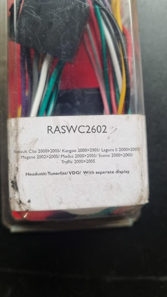 Adapterkabel Renault - RASWC2602, Ophalen of Verzenden, Nieuw, Renault