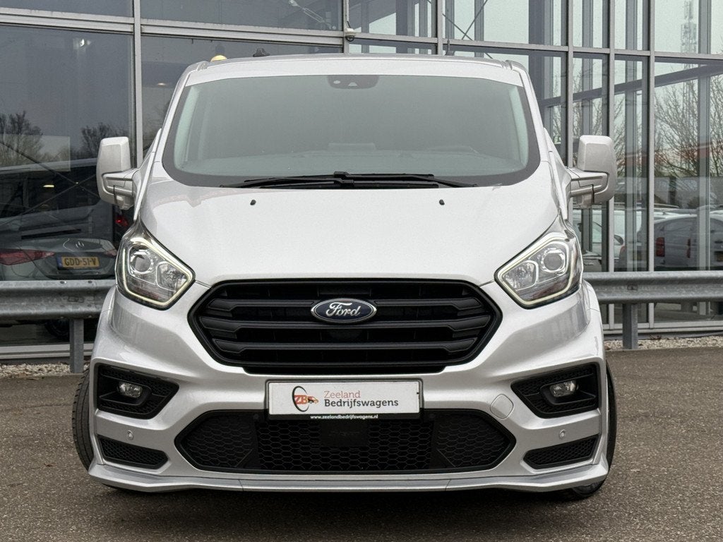 Ford Transit Custom 300 2.0 TDCI L2H1 MS-RT | Vol opties | 1, Auto's, Bestelauto's, Gebruikt, Zwart, 4 cilinders, 1912 kg