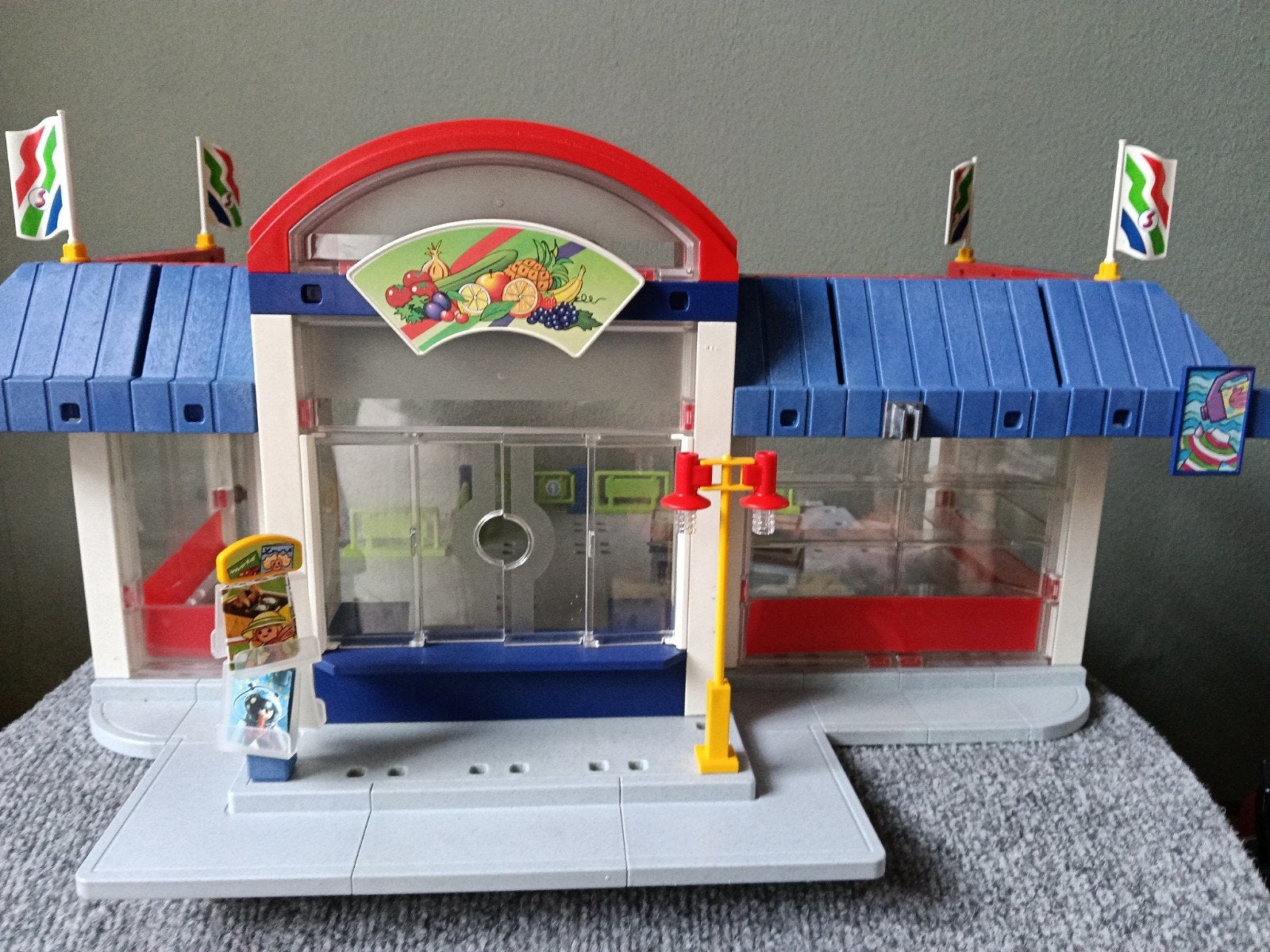 Playmobil Supermarkt met veel accessoires, Gebruikt, Complete set, Ophalen of Verzenden, Lieselotjetweedehandsspeelgoed@gmail.com