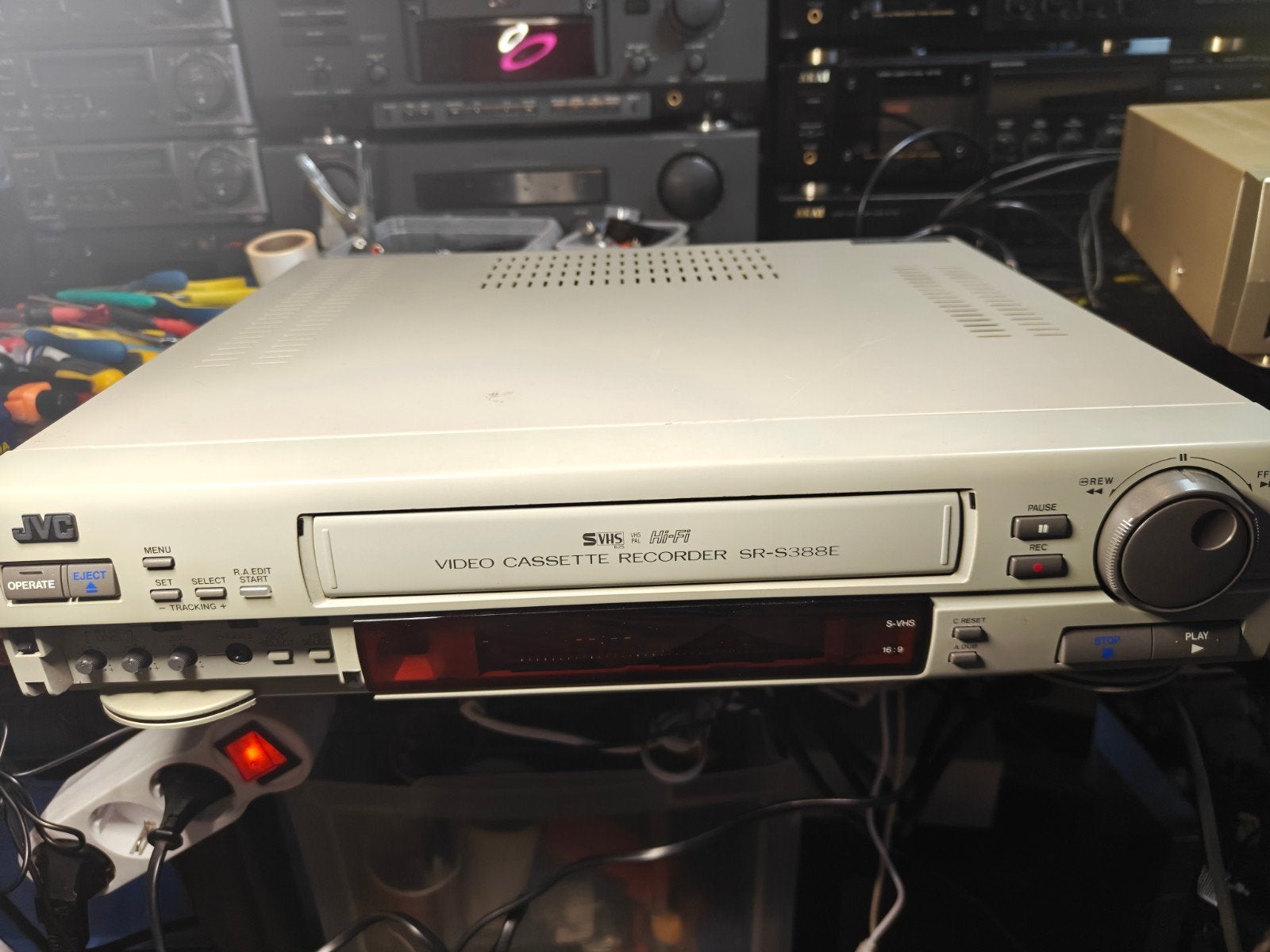 JVC SR-S368E Professionele S-VHS Recorder met ingebouwde TBC, Ophalen of Verzenden