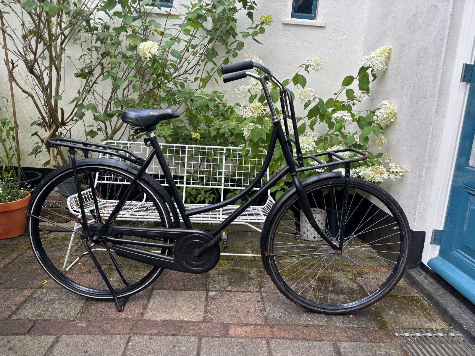 SIMPELE FIETS *opgeknapt*, 56 cm of meer, Ophalen, Gebruikt, Terugtraprem
