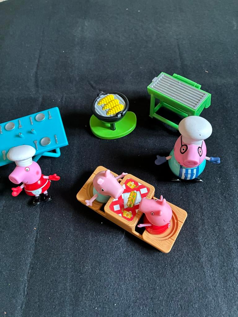 Peppa Pig Speelset: Picknick en BBQ Plezier, Ophalen of Verzenden, Gebruikt, Jongen of Meisje