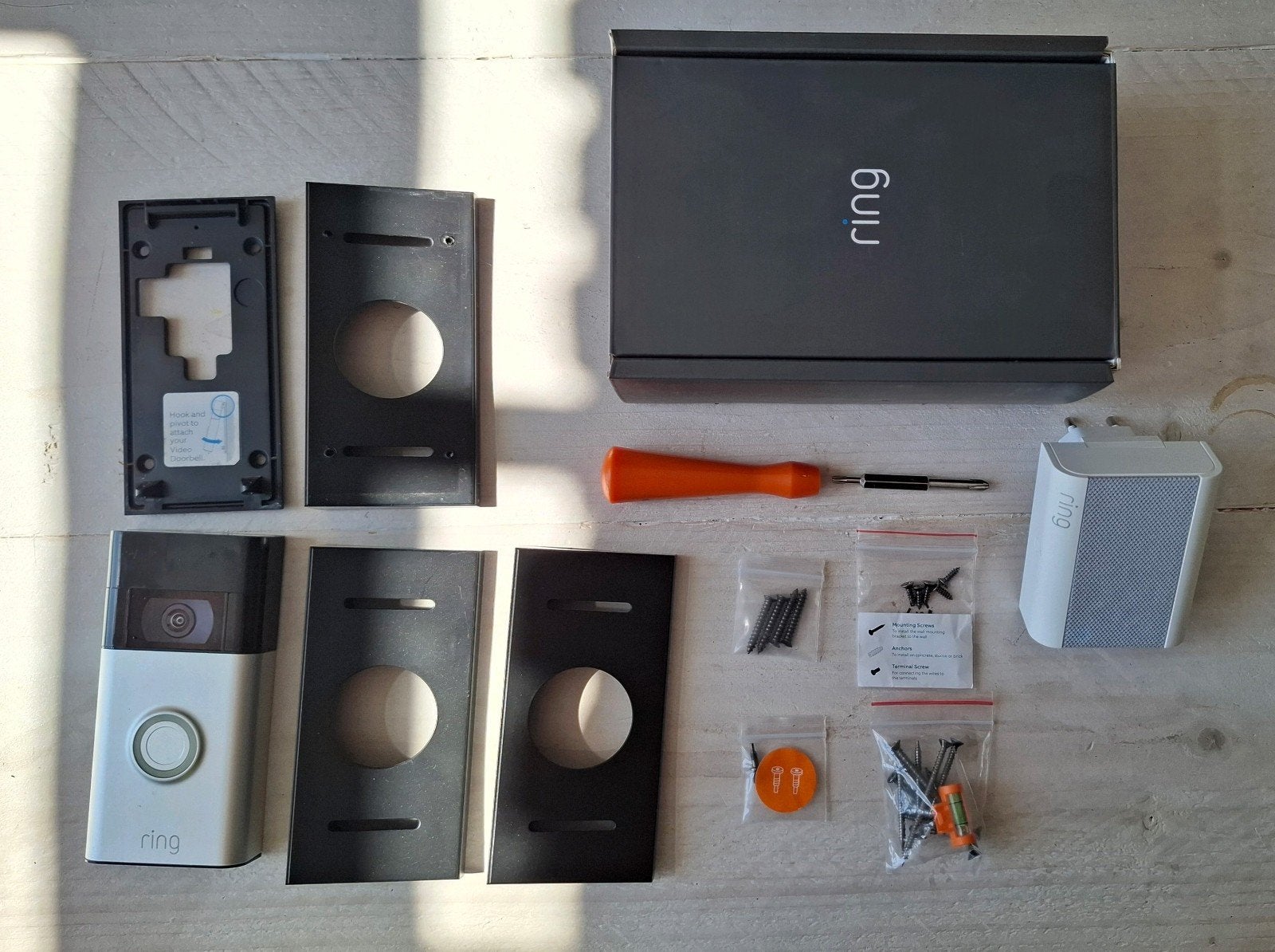 Ring Deurbel 2e Gen. met Chime en hoek accessoires, Ophalen of Verzenden, Ingebouwde camera, Zo goed als nieuw