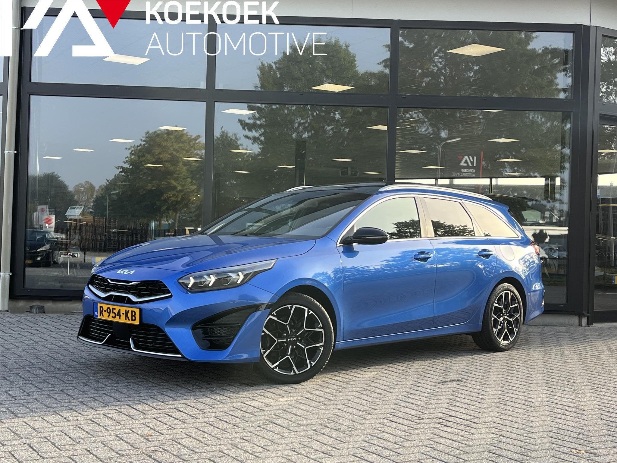 Kia Ceed Sportswagon 1.0 T-GDi GT-Line, Auto's, Voorwielaandrijving, Gebruikt, Met garantie (alle), Blauw