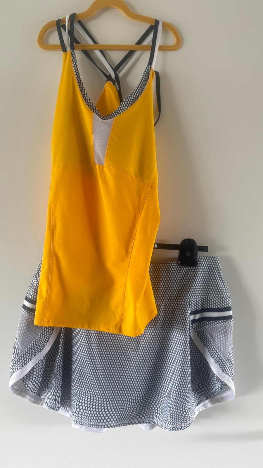 Lucky in Love tennisrokje + top, Verzenden, Wit, Gedragen, Maat 42/44 (L)