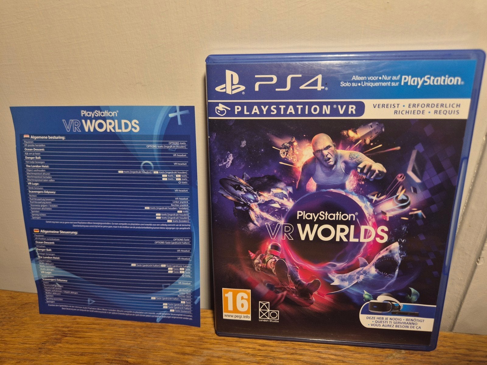 PSVR PlayStation VR Worlds ps4, Avontuur en Actie, Vanaf 18 jaar, 1 speler, Ophalen of Verzenden
