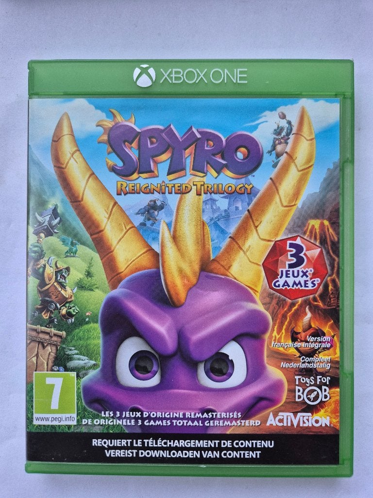 SPYRO reignited trilogy, Spelcomputers en Games, Gebruikt, 1 speler, Racen en Vliegen, Ophalen of Verzenden