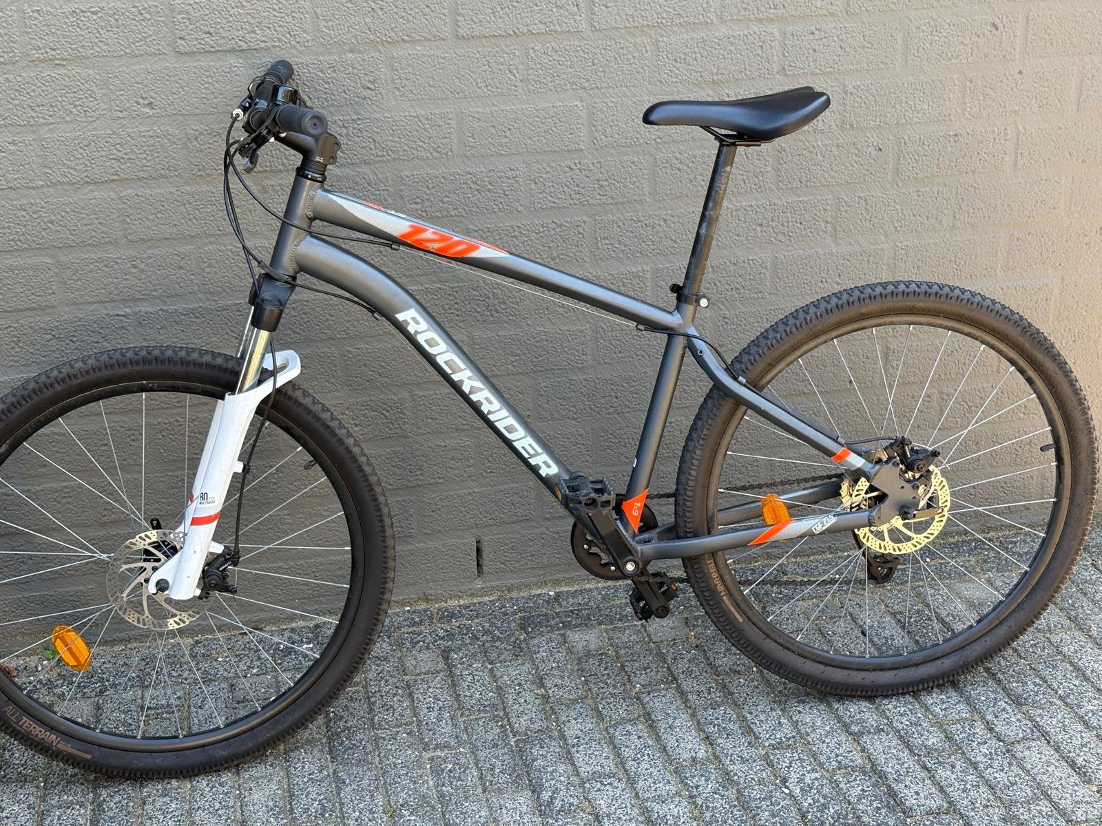 Rockrider ST120, Hardtail, 45 tot 49 cm, Zo goed als nieuw, Schijfrem
