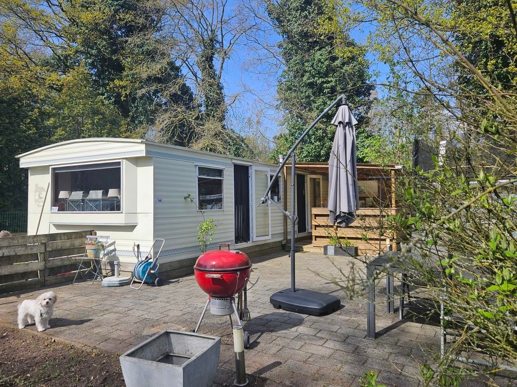 Ruime stacaravan op de Goudsberg, Caravans en Kamperen, Stacaravans