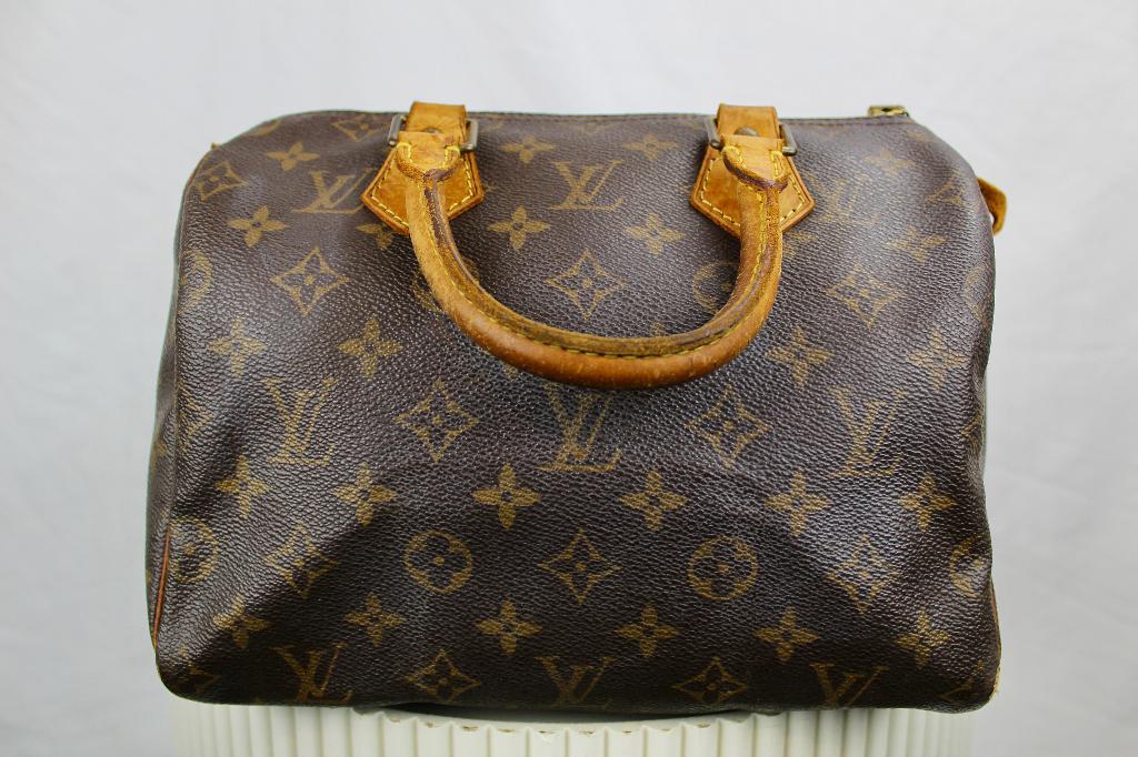 Louis Vuitton Speedy 25 - 1063, Sieraden, Tassen en Uiterlijk, Tassen | Damestassen, Gebruikt, Bruin, Ophalen of Verzenden, Louis Vuitton