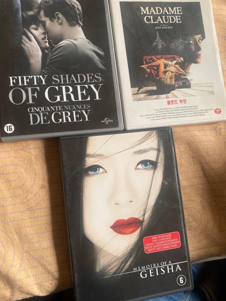 DVD-collectie: Fifty Shades, Madame Claude, Memoirs of a Gei, Vanaf 16 jaar, Ophalen of Verzenden, Zo goed als nieuw, Overige genres