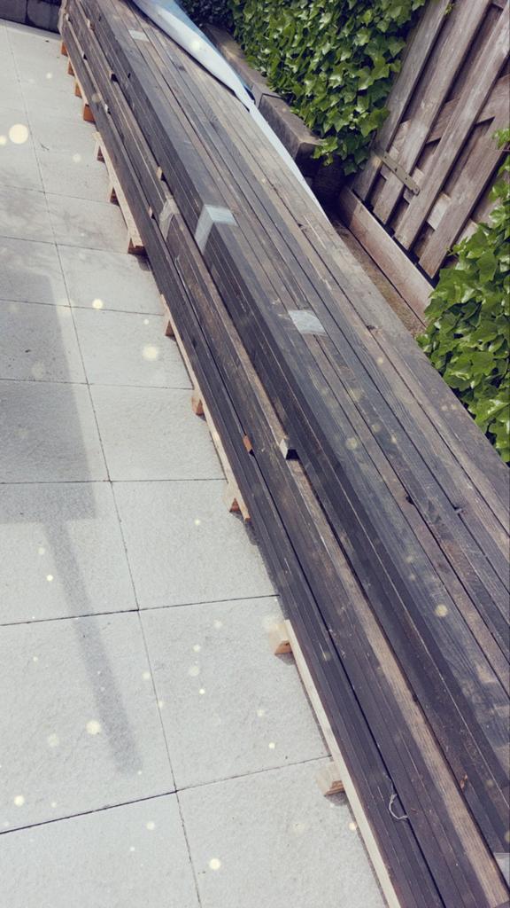 Zwarte Vuren Latten 27x45mm, Lengte 5100mm, Doe-het-zelf en Verbouw, Hout en Planken, Ophalen, 25 tot 50 mm, Nieuw, Plank