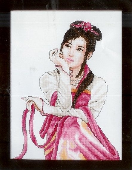 Cado lanarte borduurpakket JAPANESE WOMAN 35085, Ophalen of Verzenden, Nieuw, Handborduren, Borduurpakket