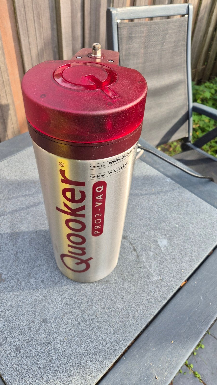 Quooker PRO3-VAQ E Kokendwaterreservoir 3L, Verzenden, Zilver, Metaal, Overige merken