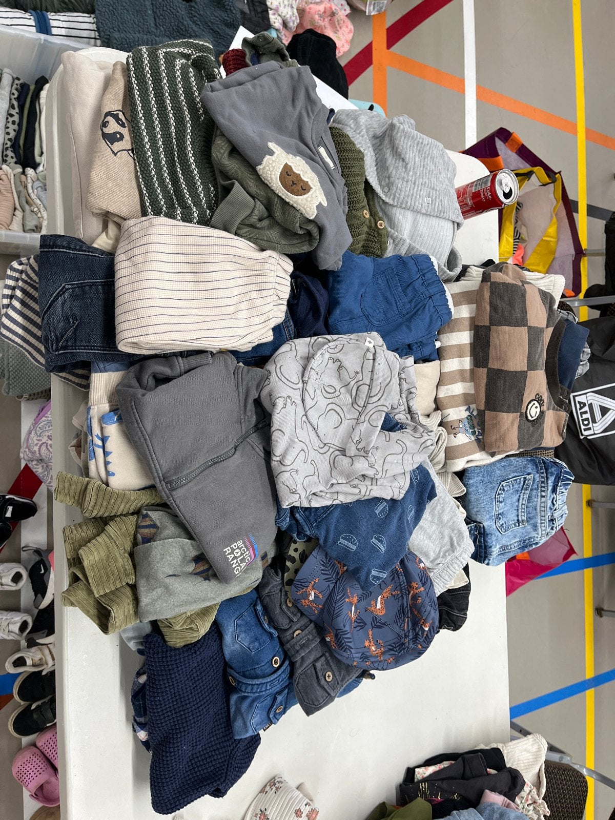 Grote partij baby- en kinderkleding (jongen) maat 68 a 74, Ophalen of Verzenden, Gebruikt, Overige maten