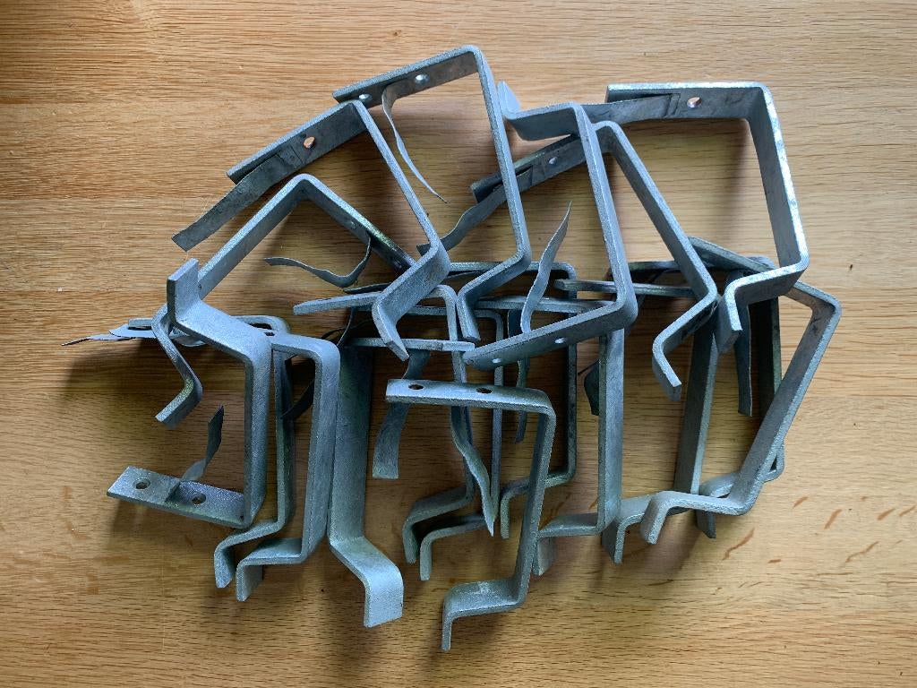 20 bakgoot beugels voor zinken dakgoot B30, Ophalen, Gebruikt, Minder dan 50 mm, Overige typen