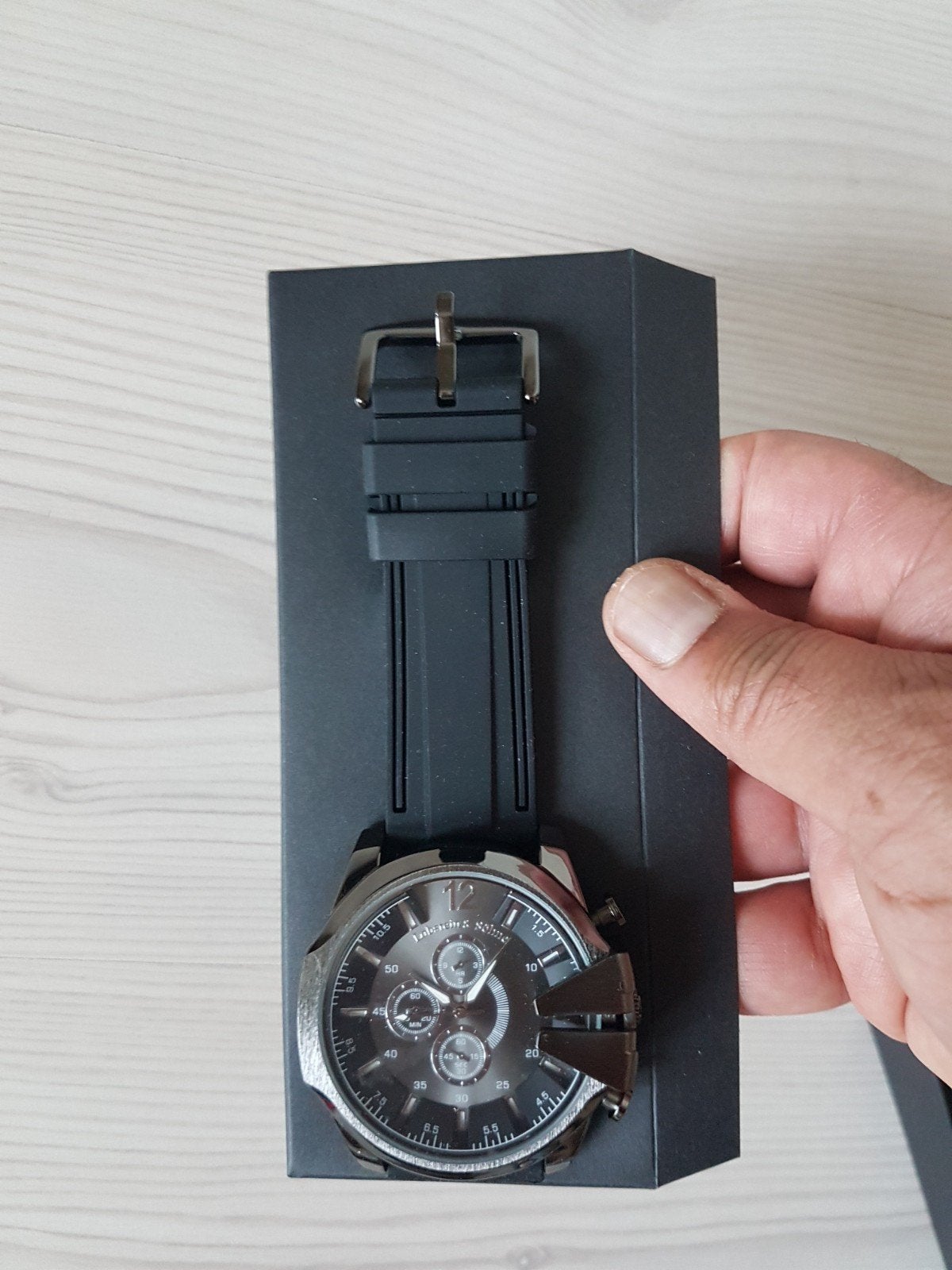 Leopold heren horloge, Ophalen of Verzenden, Nieuw, Zwart, Overige merken