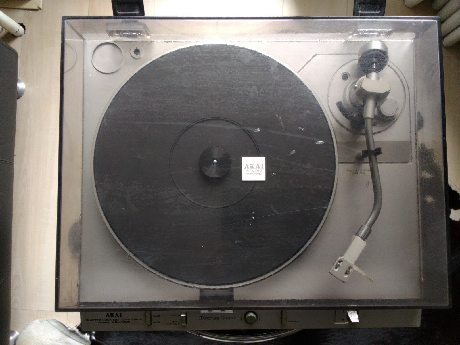 AKAI AP Q 55 Quartz Lock Direct Drive Platenspeler, Ophalen of Verzenden, Gebruikt, Akai, Automatisch