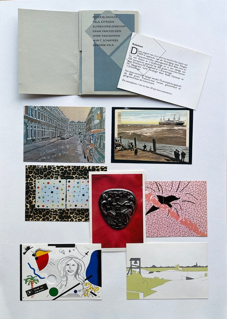 7 Gesigneerde ansichtkaarten o.a. Daan van Golden, Antiek en Kunst, Verzenden