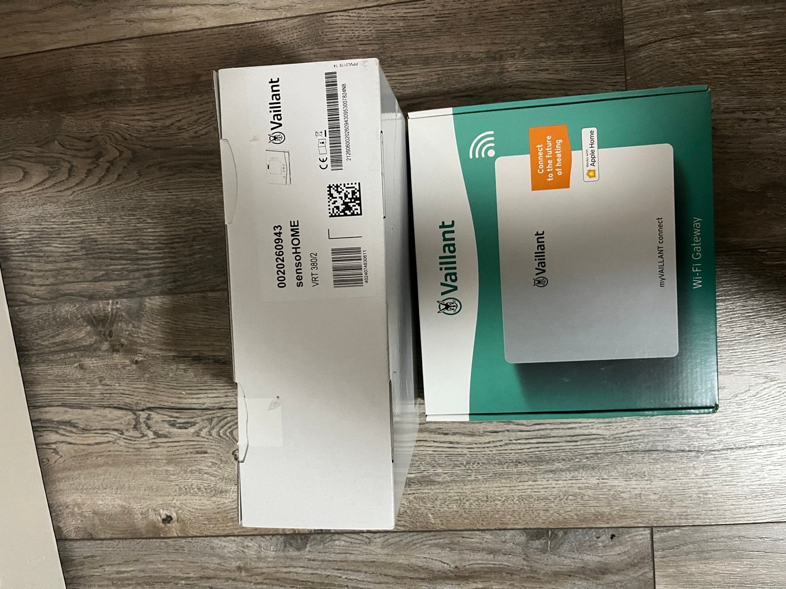 Nieuwe Vaillant sensoHOME VRT 380/2 thermostaat met WiFi gat, Ophalen of Verzenden, Slimme thermostaat, Nieuw