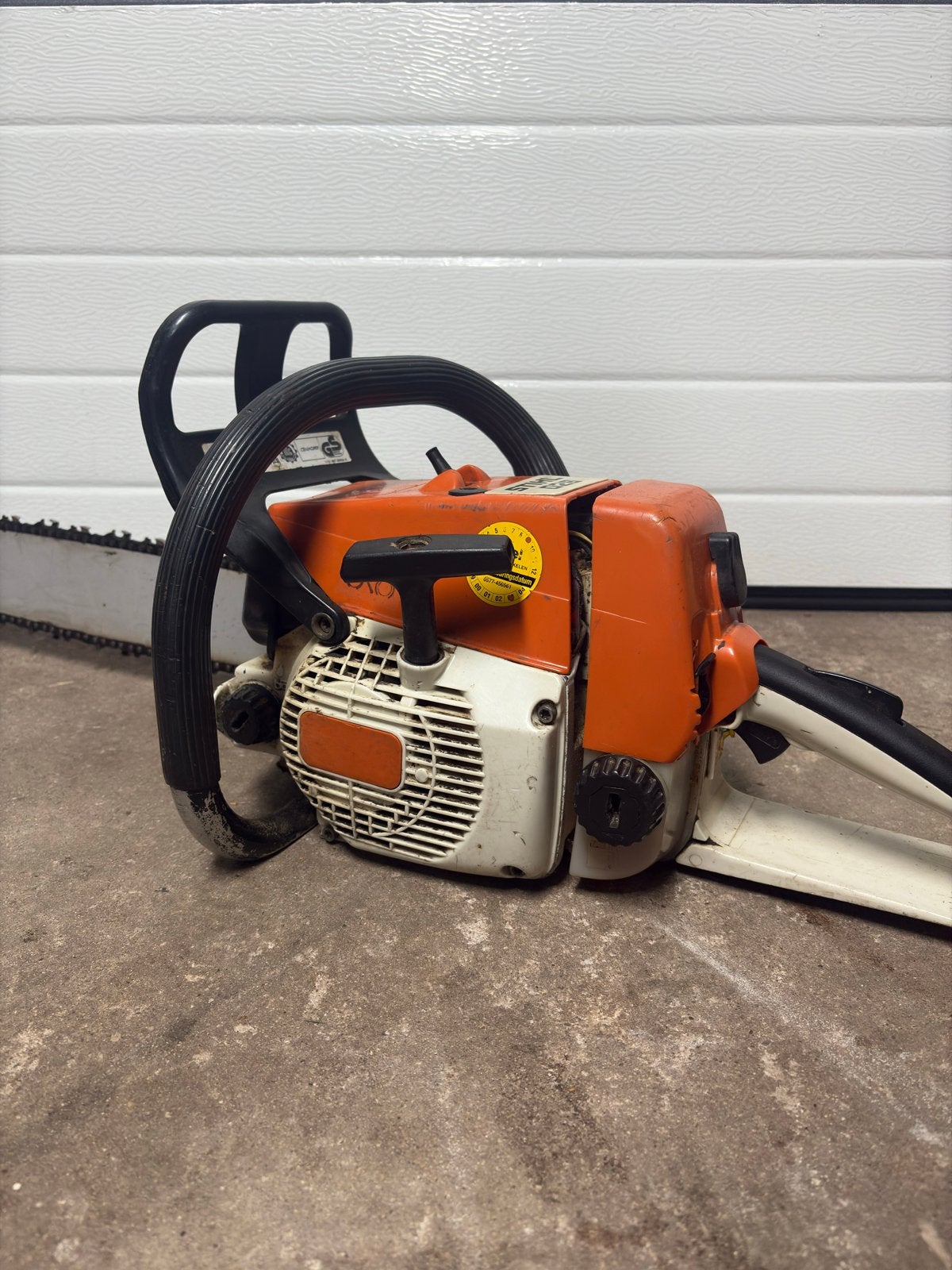 Stihl 026 Kettingzaag - Goede staat, krachtig, handvatverwar, Ophalen, Gebruikt, Kettingzaag, 30 tot 70 mm