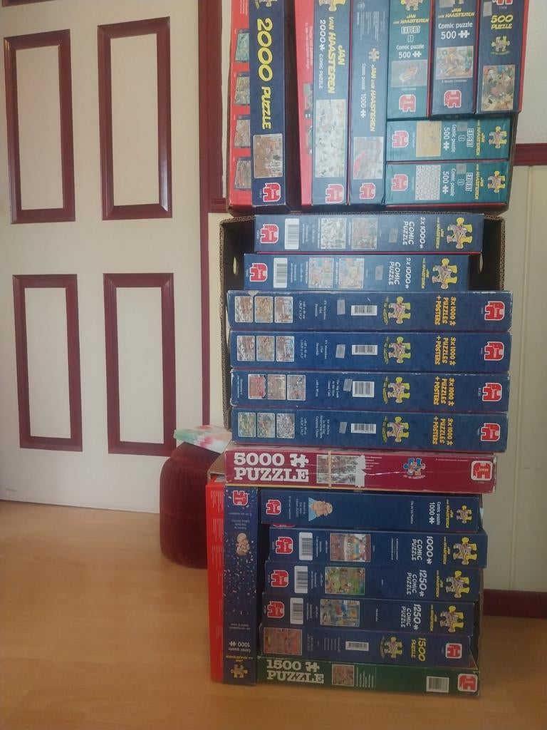 Jan van Haasteren puzzels, Ophalen of Verzenden, 500 t/m 1500 stukjes, Zo goed als nieuw